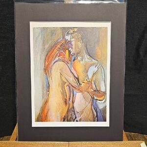 Abstract Art Print with Black Frame- Carletti "Pure Love"